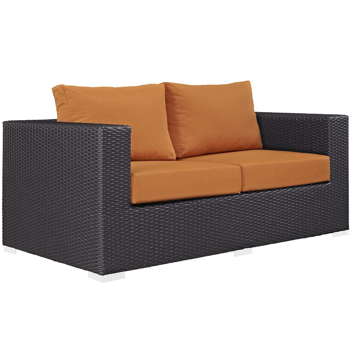 Convene 5 Piece Outdoor Patio Sofa Set