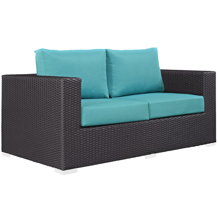 Convene 5 Piece Outdoor Patio Sofa Set