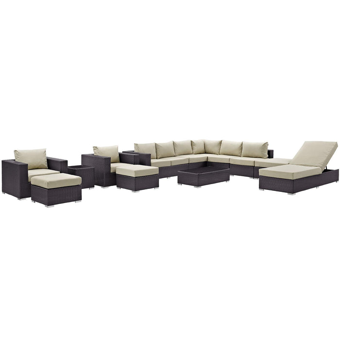 Convene 12 Piece Outdoor Patio Sectional Set image