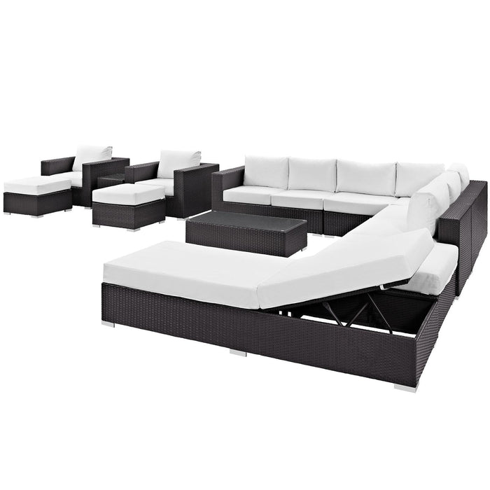 Convene 12 Piece Outdoor Patio Sectional Set