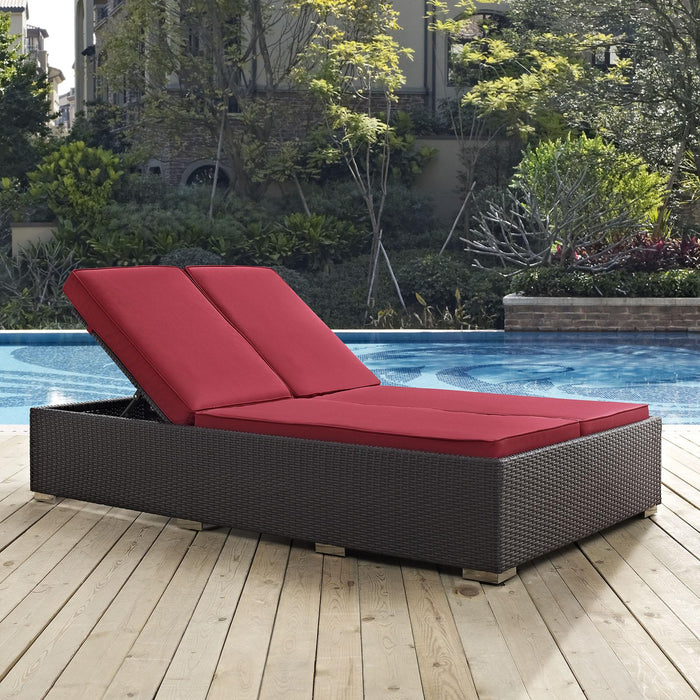 Convene Double Outdoor Patio Chaise