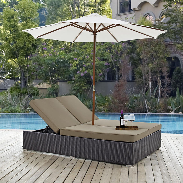 Convene Double Outdoor Patio Chaise