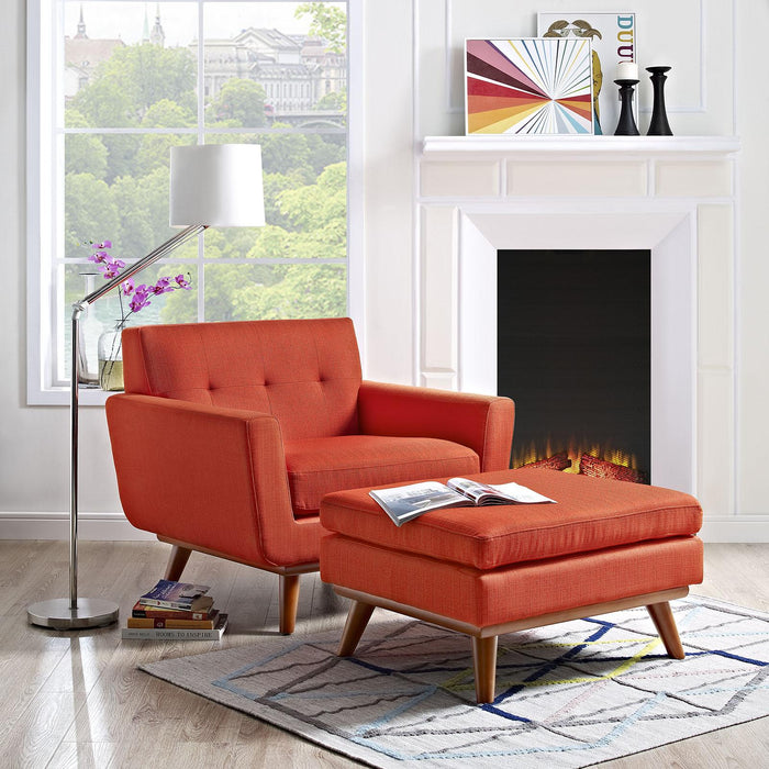 Engage 2 Piece Armchair and Ottoman