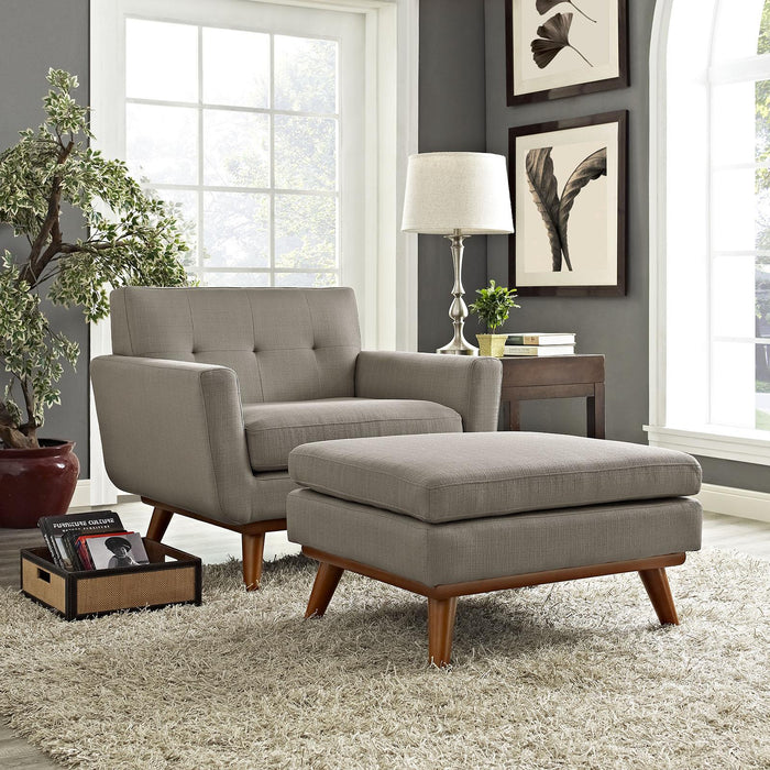 Engage 2 Piece Armchair and Ottoman