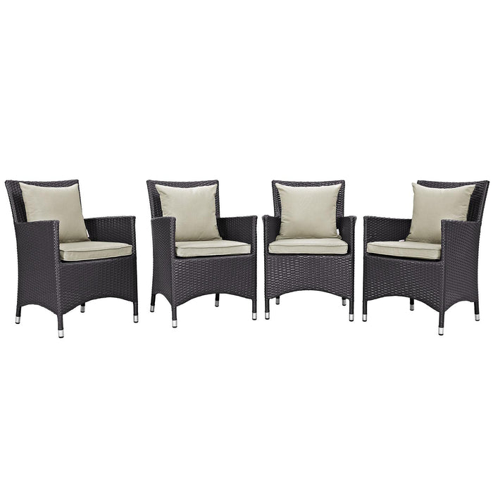 Convene 4 Piece Outdoor Patio Dining Set image