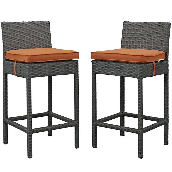 Sojourn 2 Piece Outdoor Patio Sunbrella� Pub Set