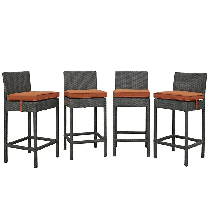 Sojourn 4 Piece Outdoor Patio Sunbrella� Pub Set