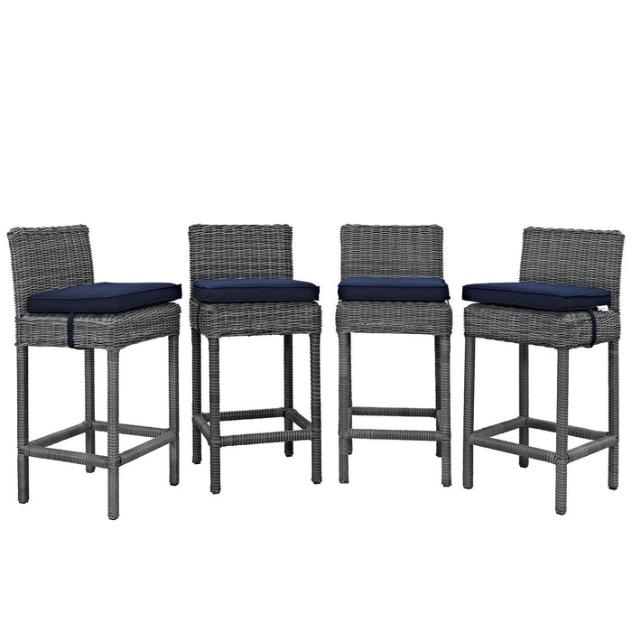 Summon Bar Stool Outdoor Patio Sunbrella� Set of 4