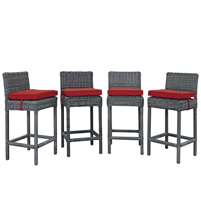 Summon Bar Stool Outdoor Patio Sunbrella� Set of 4