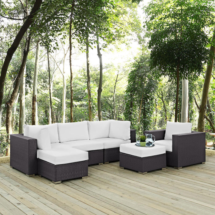 Convene 6 Piece Outdoor Patio Sectional Set