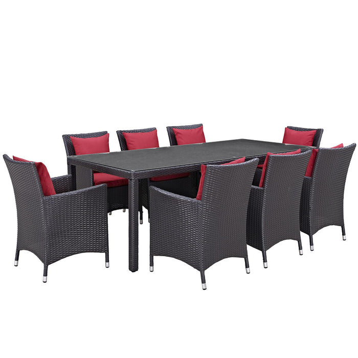 Convene 9 Piece Outdoor Patio Dining Set