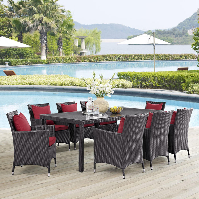 Convene 9 Piece Outdoor Patio Dining Set