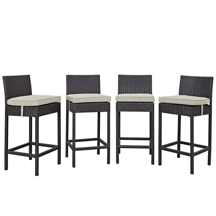 Convene 4 Piece Outdoor Patio Pub Set image