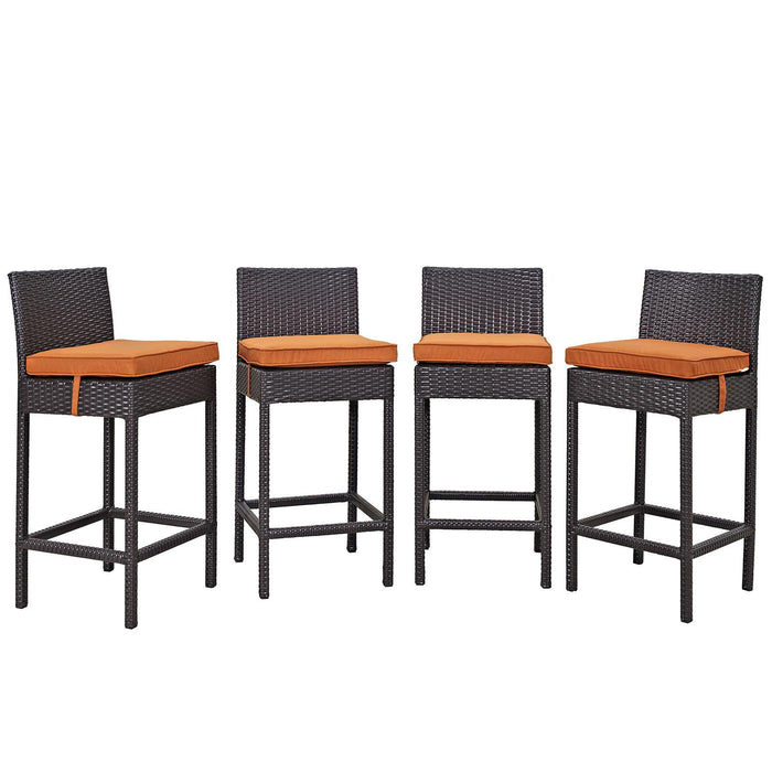 Convene 4 Piece Outdoor Patio Pub Set