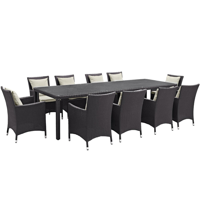 Convene 11 Piece Outdoor Patio Dining Set image