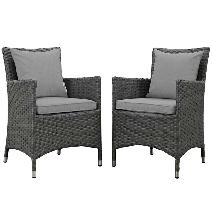 Sojourn 2 Piece Outdoor Patio Sunbrella� Dining Set