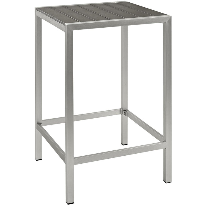 Shore Outdoor Patio Aluminum Bar Table image