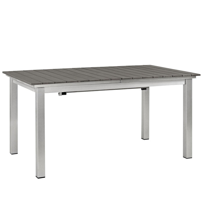 Shore Outdoor Patio Wood Dining Table