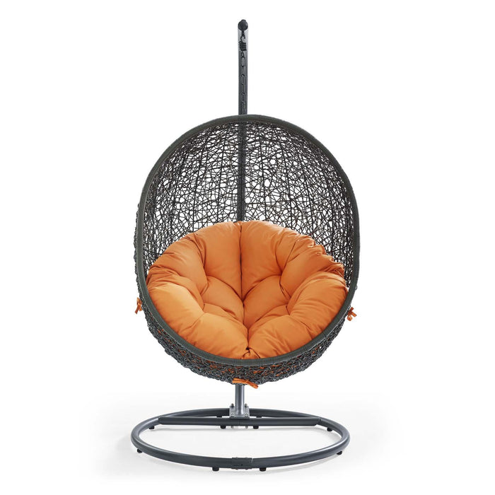 Hide Outdoor Patio Swing Chair With Stand