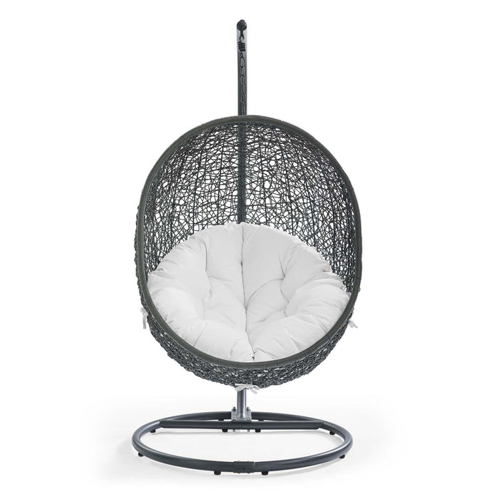 Hide Outdoor Patio Swing Chair With Stand