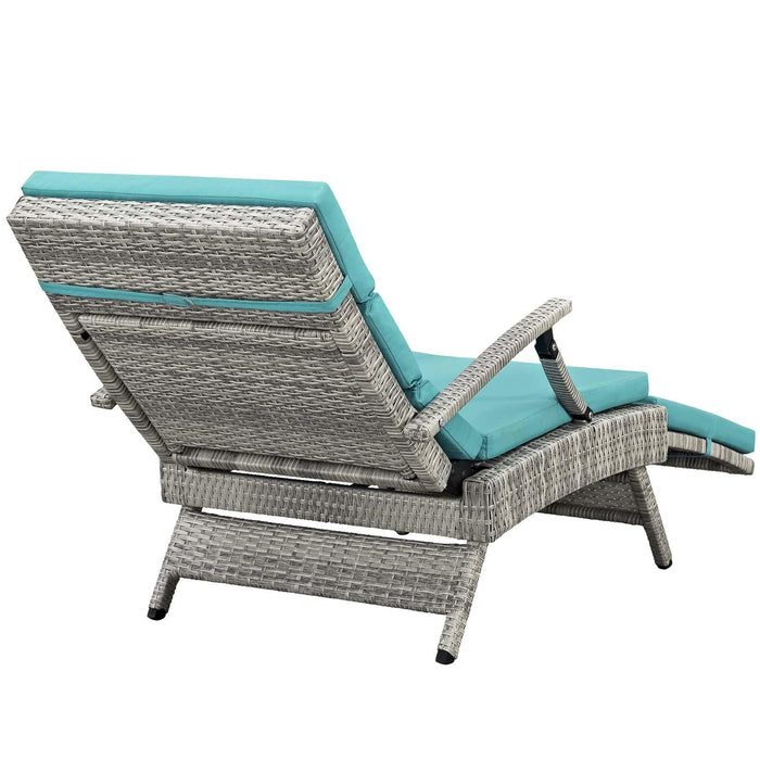 Envisage Chaise Outdoor Patio Wicker Rattan Lounge Chair