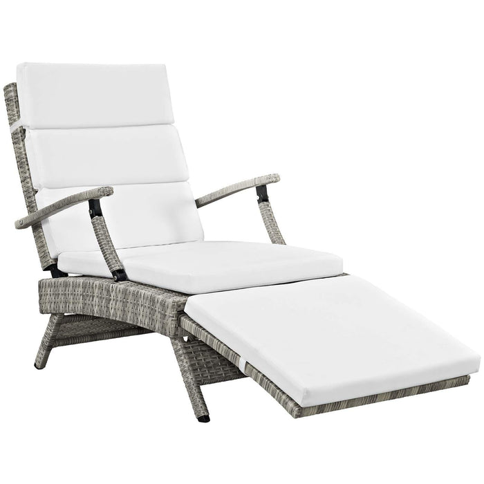 Envisage Chaise Outdoor Patio Wicker Rattan Lounge Chair