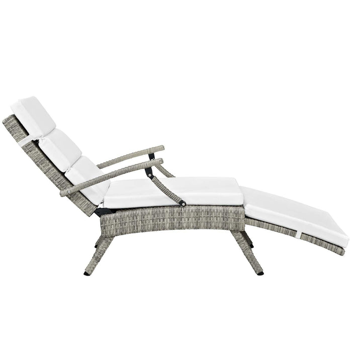 Envisage Chaise Outdoor Patio Wicker Rattan Lounge Chair