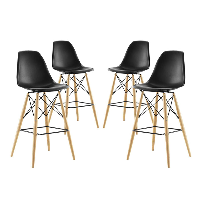 Pyramid Dining Side Bar Stool Set of 4 image