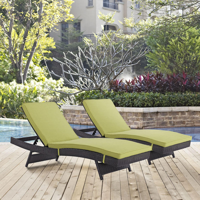 Convene Chaise Outdoor Patio Set of 2