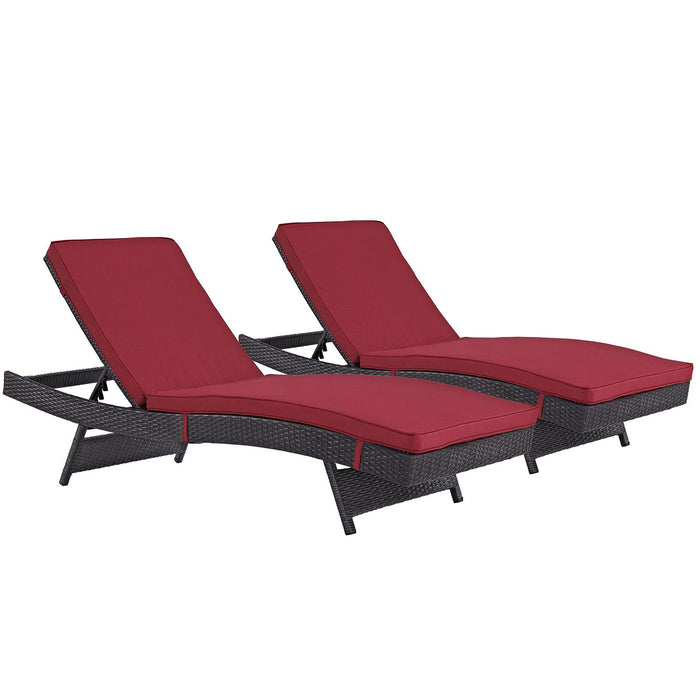 Convene Chaise Outdoor Patio Set of 2