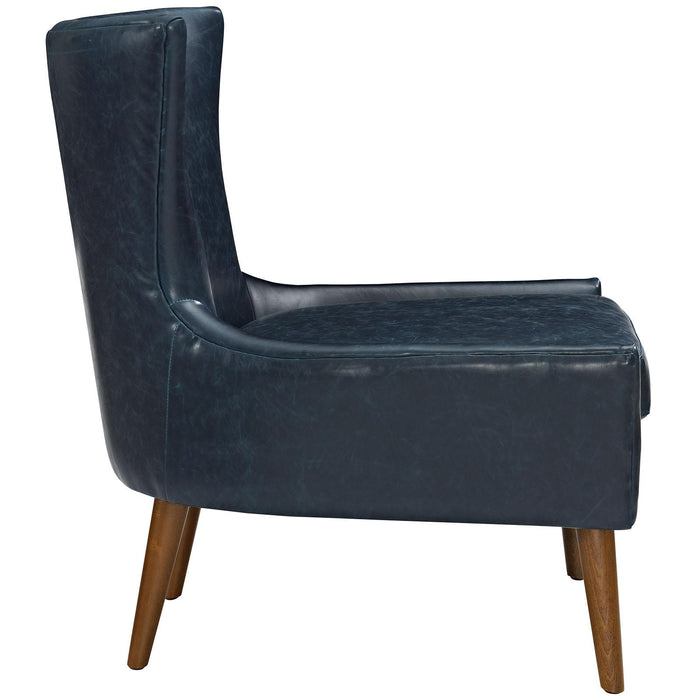 Keen Upholstered Vinyl Armchair