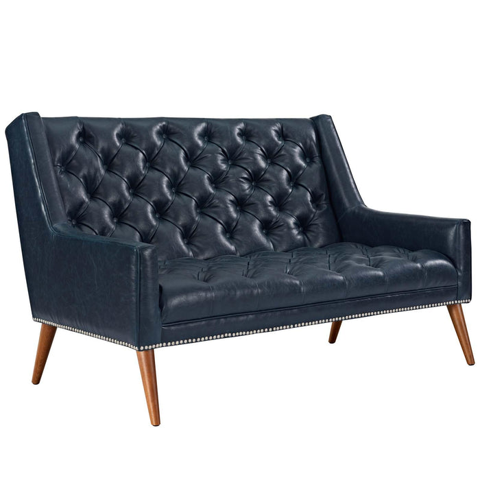 Peruse Upholstered Vinyl Loveseat image