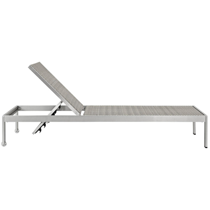 Shore Chaise Outdoor Patio Aluminum Set of 2