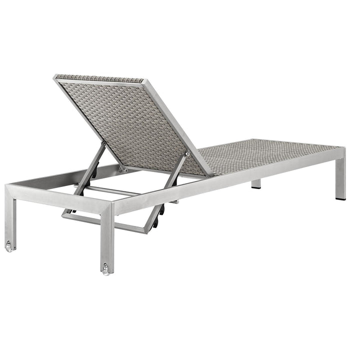 Shore Chaise Outdoor Patio Aluminum Set of 2