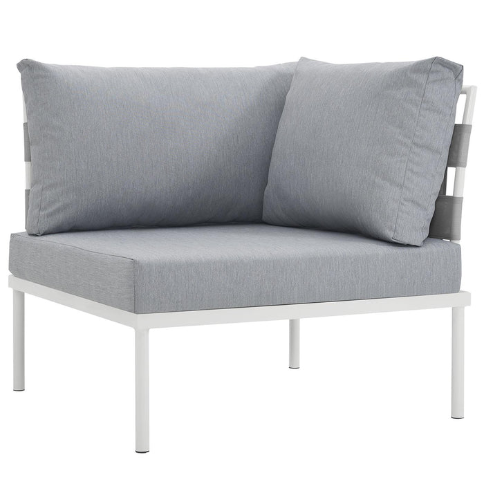 Harmony Outdoor Patio Aluminum Corner Sofa