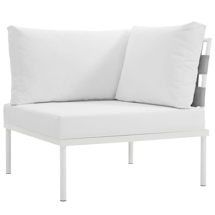 Harmony Outdoor Patio Aluminum Corner Sofa