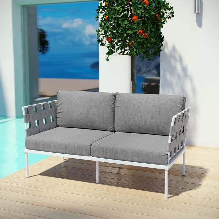 Harmony Outdoor Patio Aluminum Loveseat