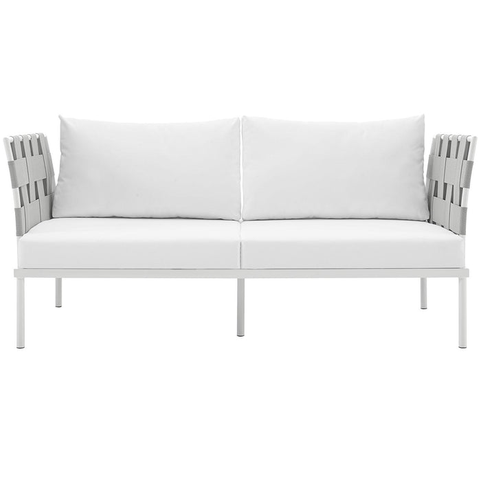 Harmony Outdoor Patio Aluminum Loveseat