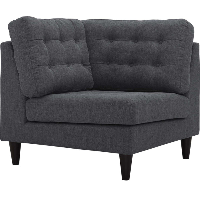 Empress Upholstered Fabric Corner Sofa