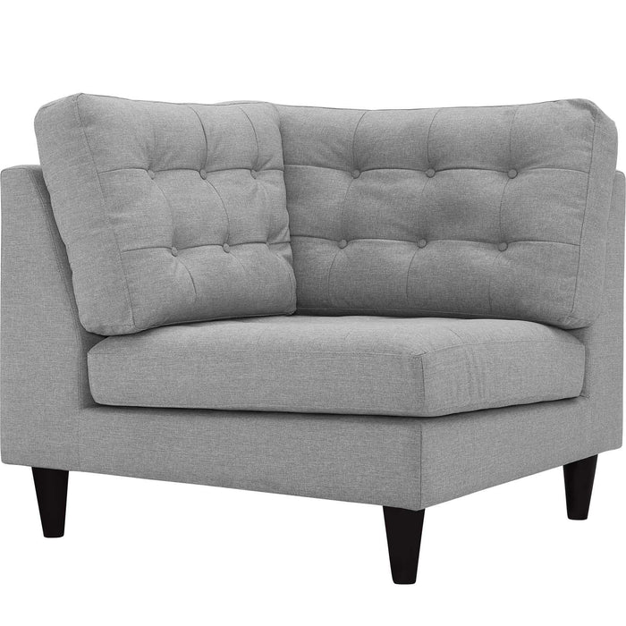 Empress Upholstered Fabric Corner Sofa