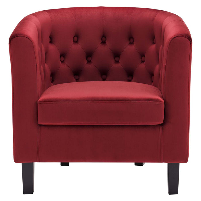 Prospect Performance Velvet Armchair