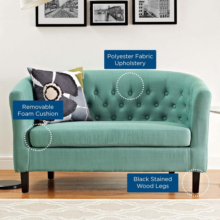 Prospect Upholstered Fabric Loveseat