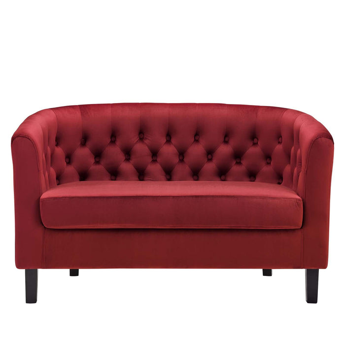 Prospect Performance Velvet Loveseat