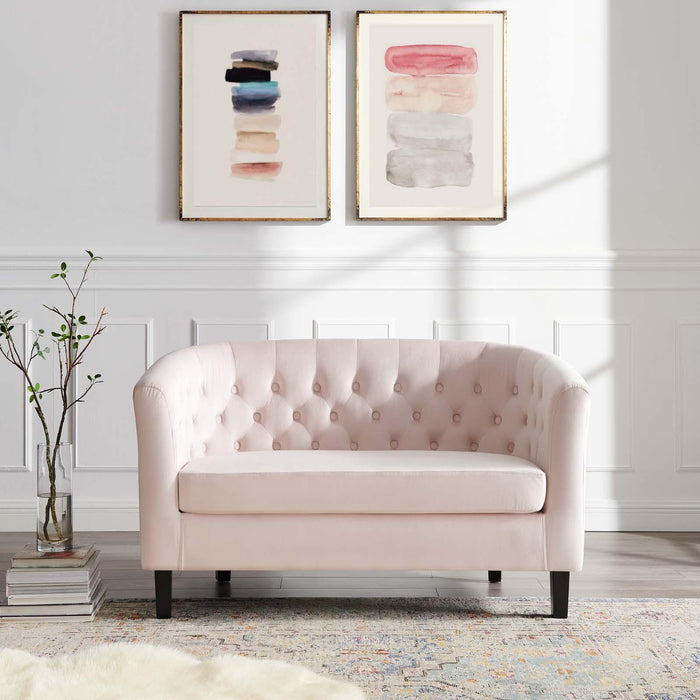 Prospect Performance Velvet Loveseat