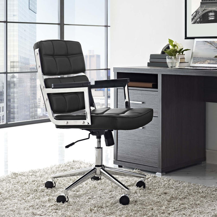 Portray Highback Upholstered Vinyl Office Chair