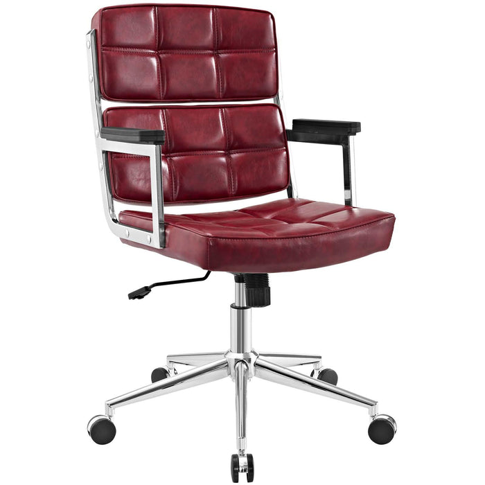 Portray Highback Upholstered Vinyl Office Chair