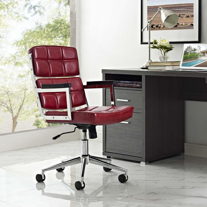 Portray Highback Upholstered Vinyl Office Chair