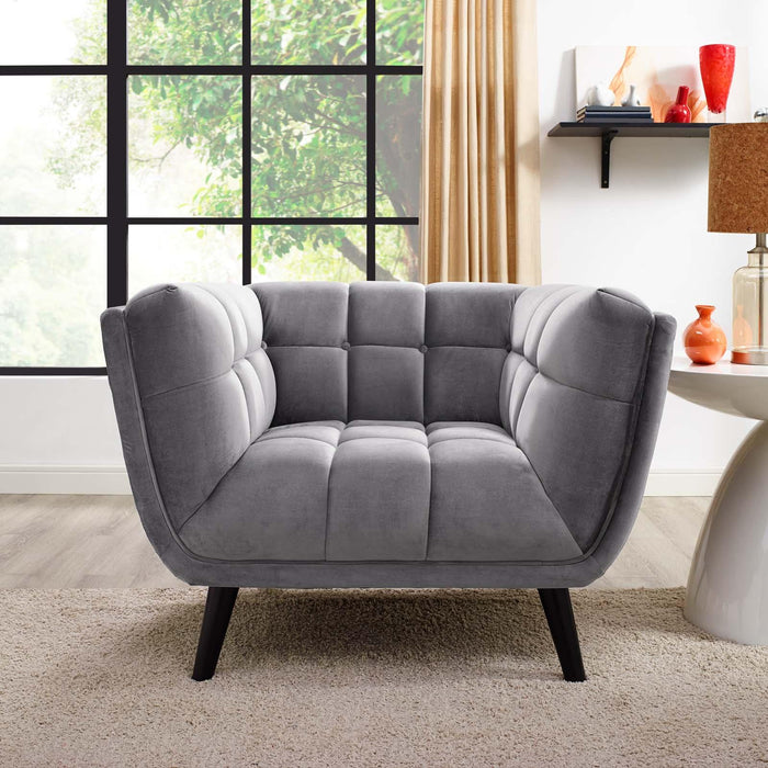 Bestow Performance Velvet Armchair