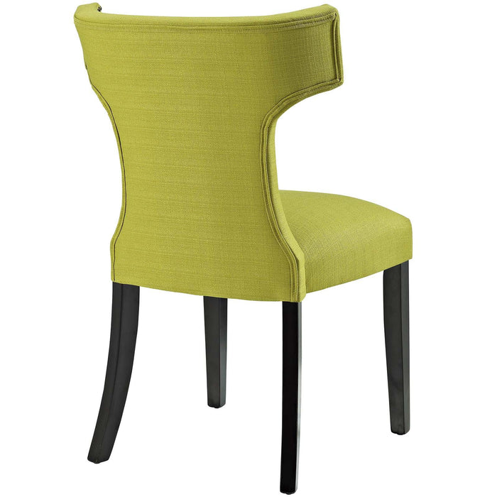 Curve Dining Side Chair Fabric Set of 2