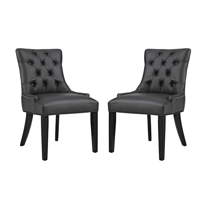 Regent Dining Side Chair Vinyl Set of 2 image